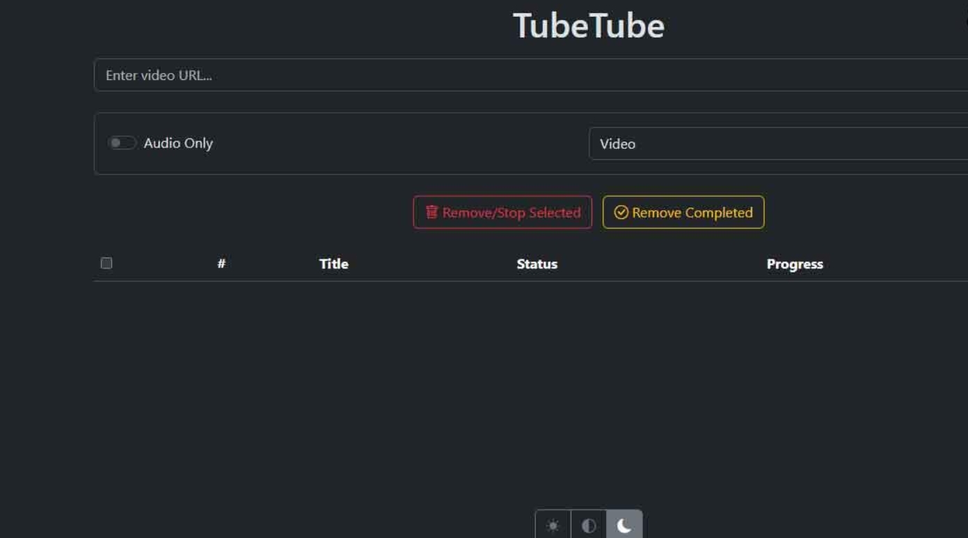 TubeTube：基于yt-dlp 的 YouTube 下载器