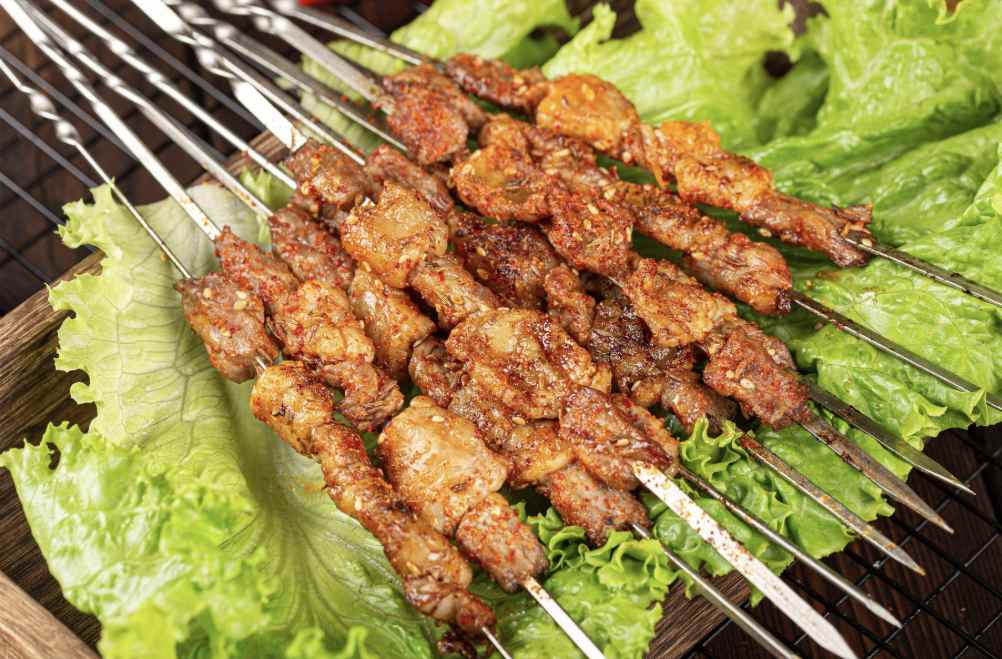 500张烧烤店外卖菜品炸串高清照片素材